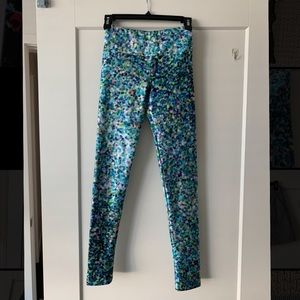 GOLDSHEEP LEGGINGS Blue/green Sparkle